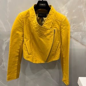 Vintage bcbg moto crop jacket